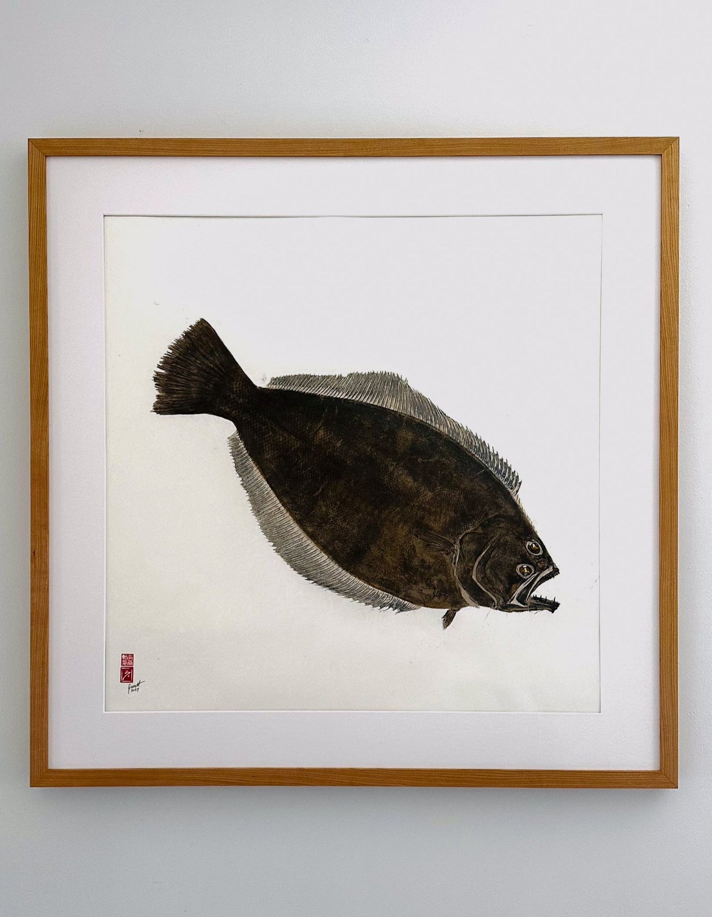 Atlantic Fluke - 32in x 32in